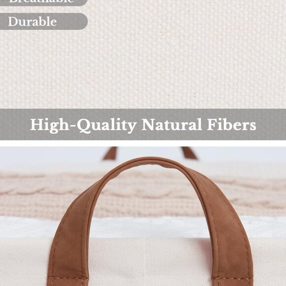 Storage Bins, Shelves Baskets for Organizing, Large Fabric Closet Organizers wit - Picture 4 of 7